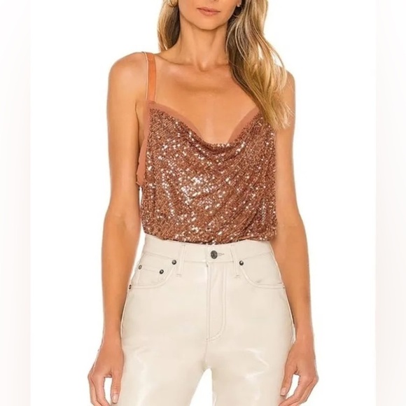 Free People Intimately Shimmer & Shine Bodysuit NWT - Picture 1 of 10